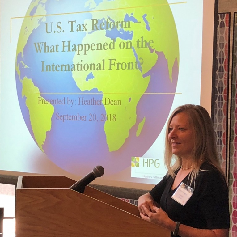 Heather Dean on US tax reform (Photo: Stuart Miller)